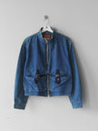 MARITHÉ + F. GIRBAUD 1990s DENIM JACKET WITH OVERSIZED POCKETS