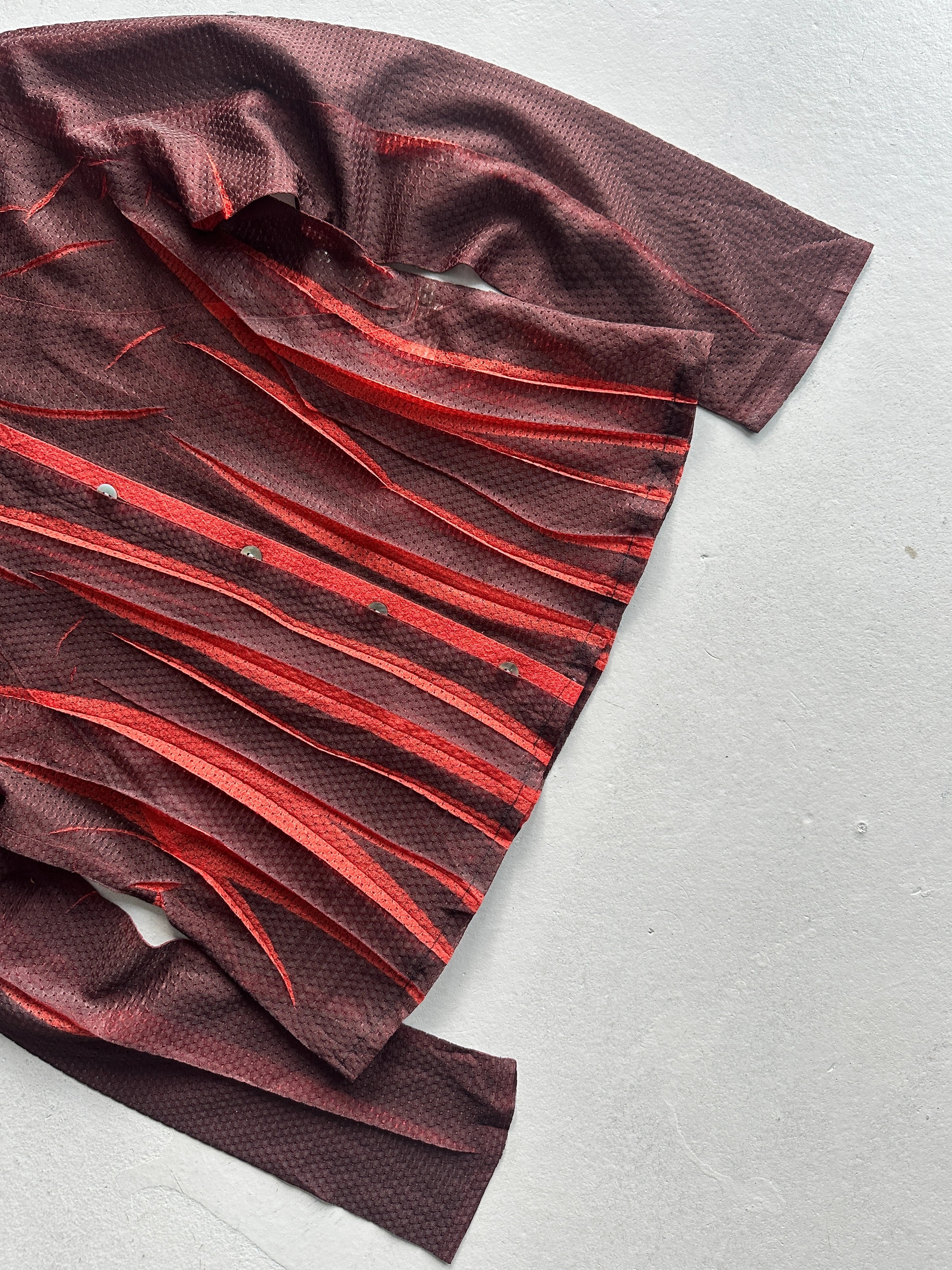 HIROKO KOSHINO - 1990s PAPER TEXTURE BUTTONED SHIRT