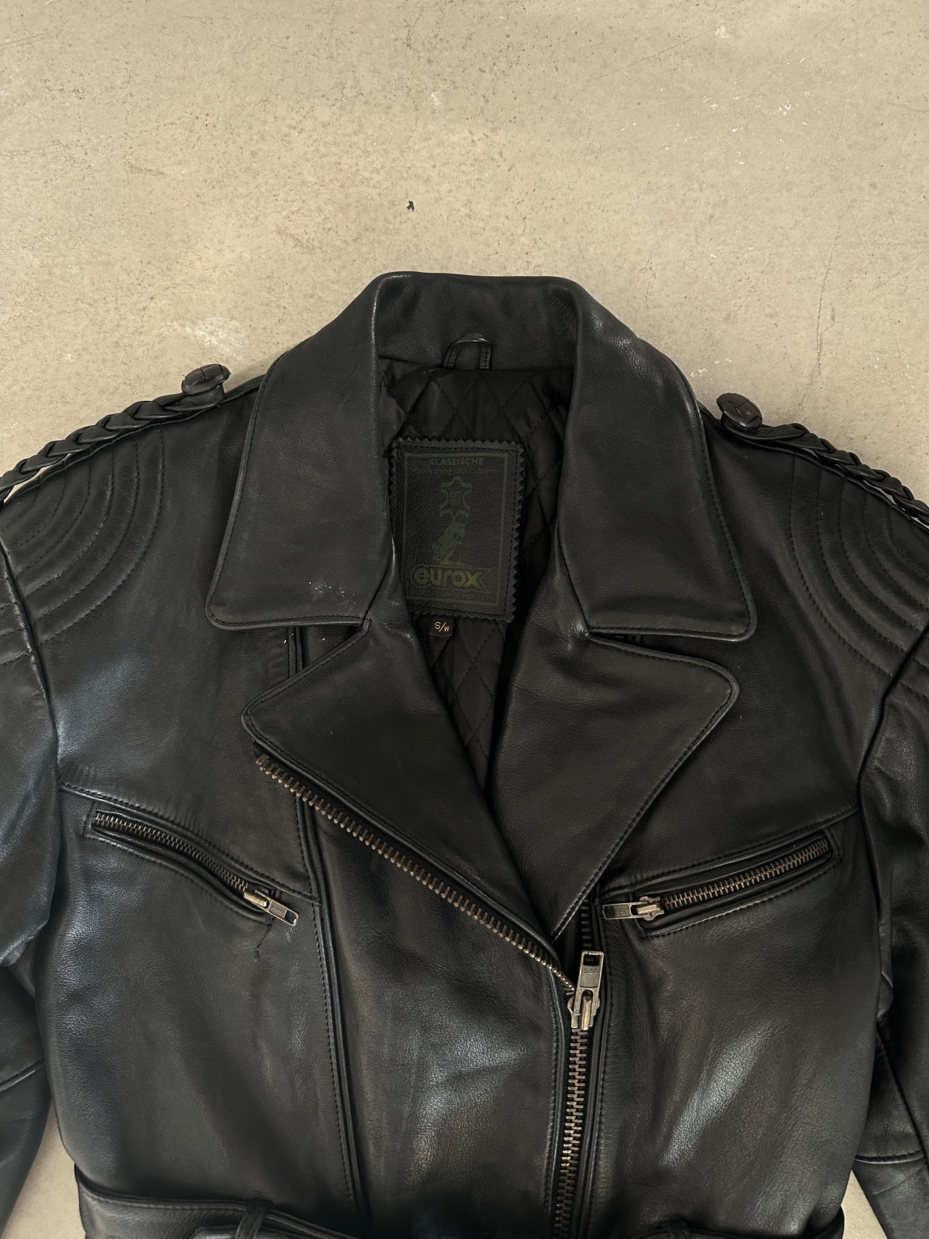 1974 LEATHER BIKER JACKET