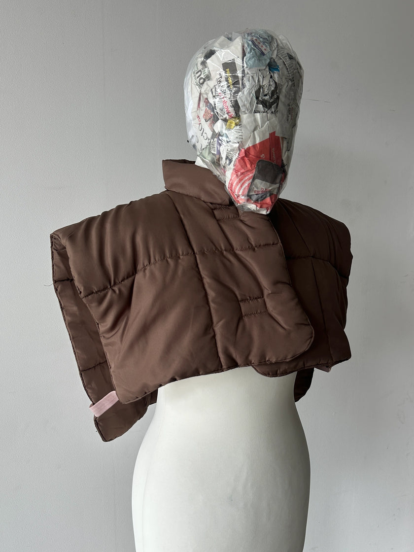 KANSAI YAMAMOTO - late 1990s CROP FIT QUILTED VEST