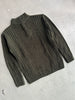 1990s CHENILLE MOCK NECK KNIT JUMPER