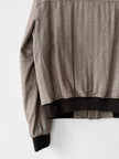 ITALIAN LABEL - 1990s HERRINGBONE BOMBER JACKET