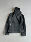 EMPORIO ARMANI - F/W 2002 METALLIC FINISH DOUBLE BREASTED JACKET
