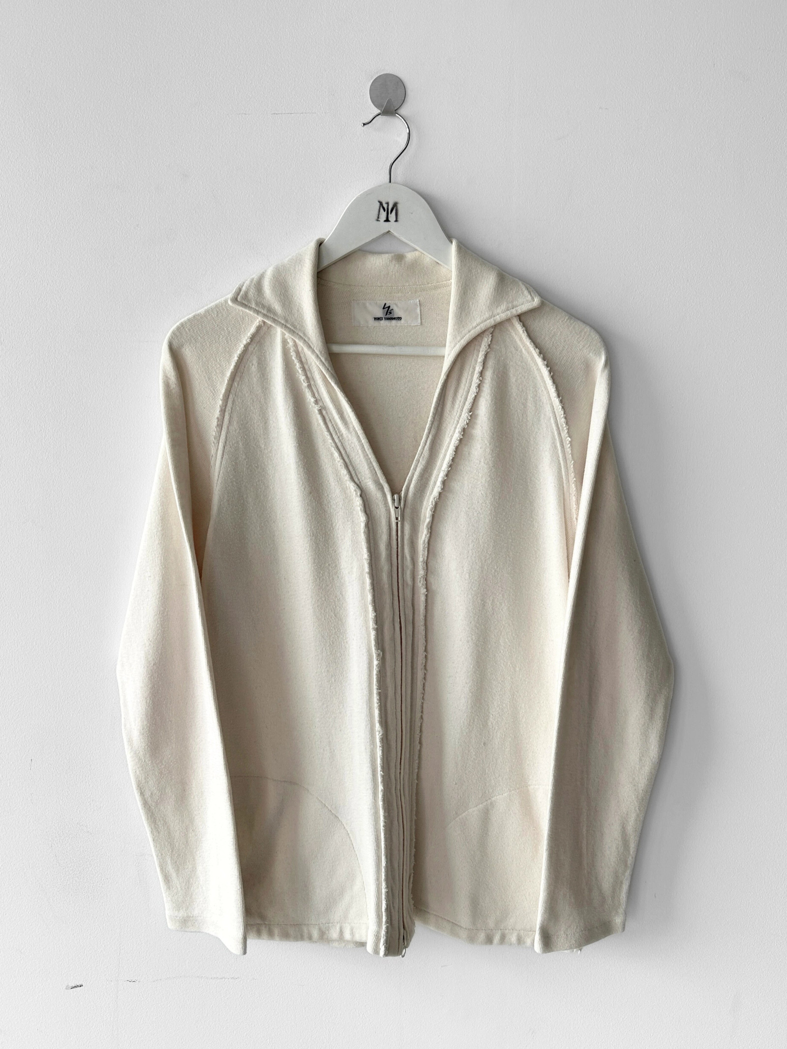 YOHJI YAMAMOTO Y's - early 2000s DOUBLE ZIP WITH RAW SEAMS