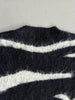ISSEY MIYAKE - 1980s CREW NECK FUZZY WOOL OVERSIZED JUMPER