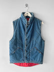 ARMANI JEANS - 1990s DENIM VEST GILET JACKET