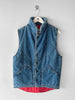 ARMANI JEANS - 1990s DENIM VEST GILET JACKET