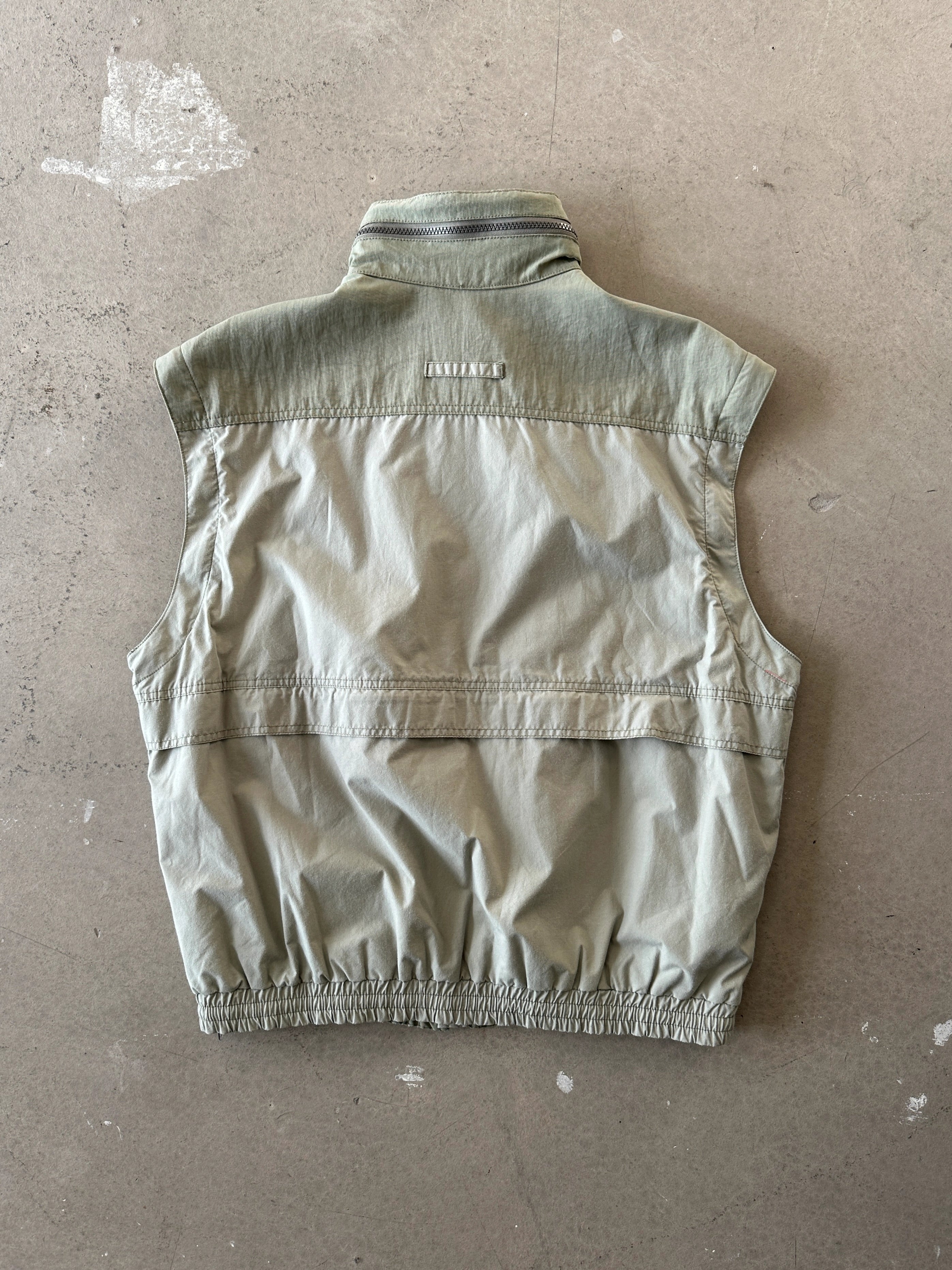 1980s 2 IN 1 BOMBER JACKET GILET WITH REMOVABLE SLEEVE