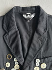 COMME DES GARÇONS - A/W 2010 BLAZER WITH BUTTON DETAIL