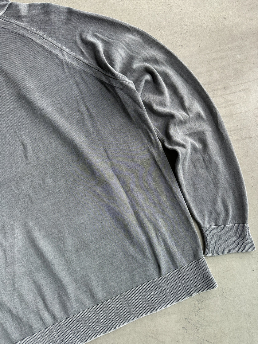 STONE ISLAND - 2000s HOODED KNIT SWEATER