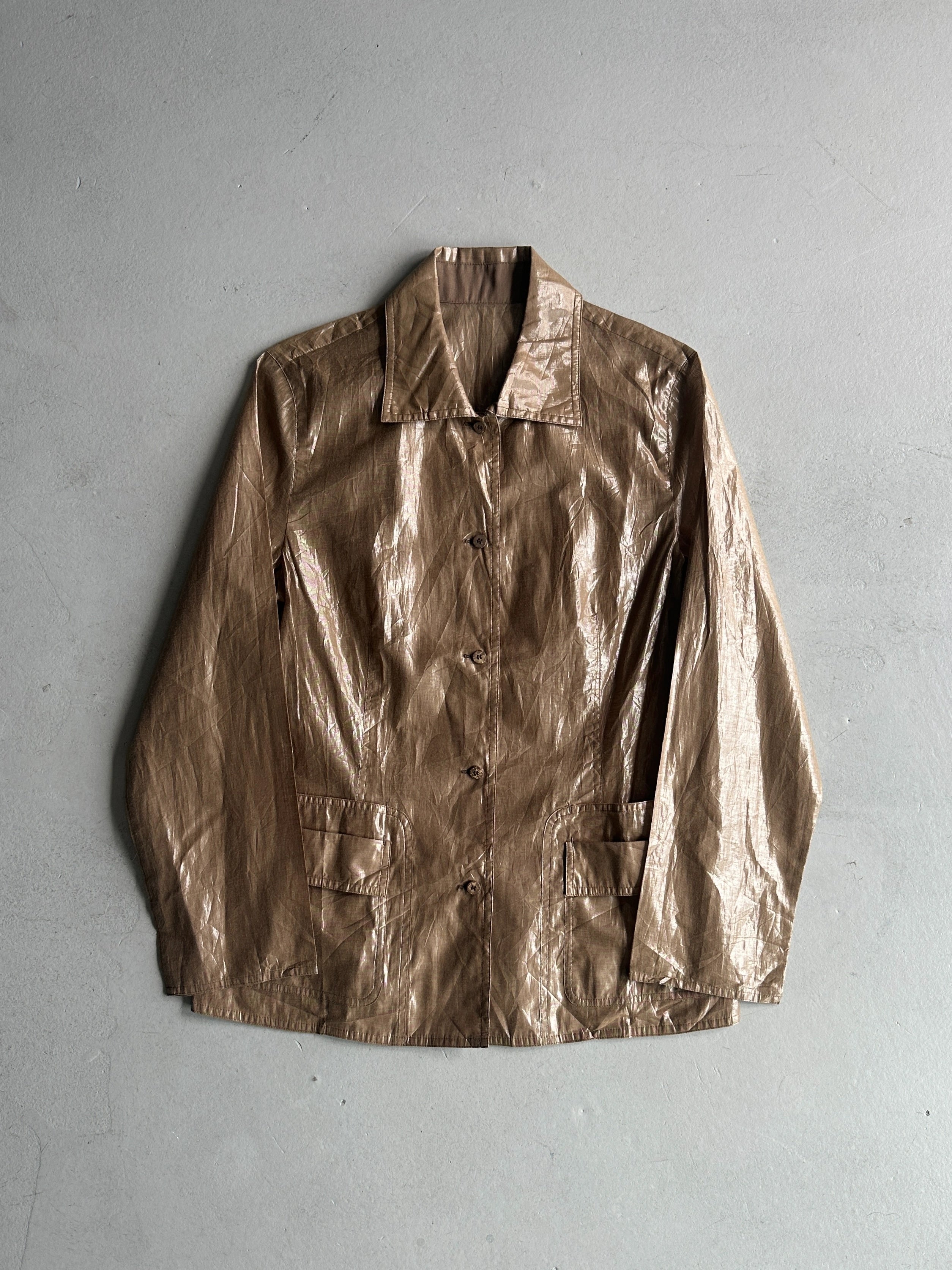 HIROKO KOSHINO BIS - 2000s SEMI TRANSPARENT JACKET