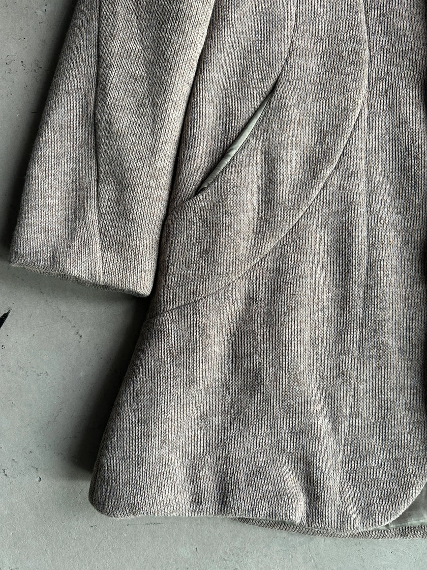 PLANTATION ISSEY MIYAKE - 1990s A LINE WOOL BLEND COAT