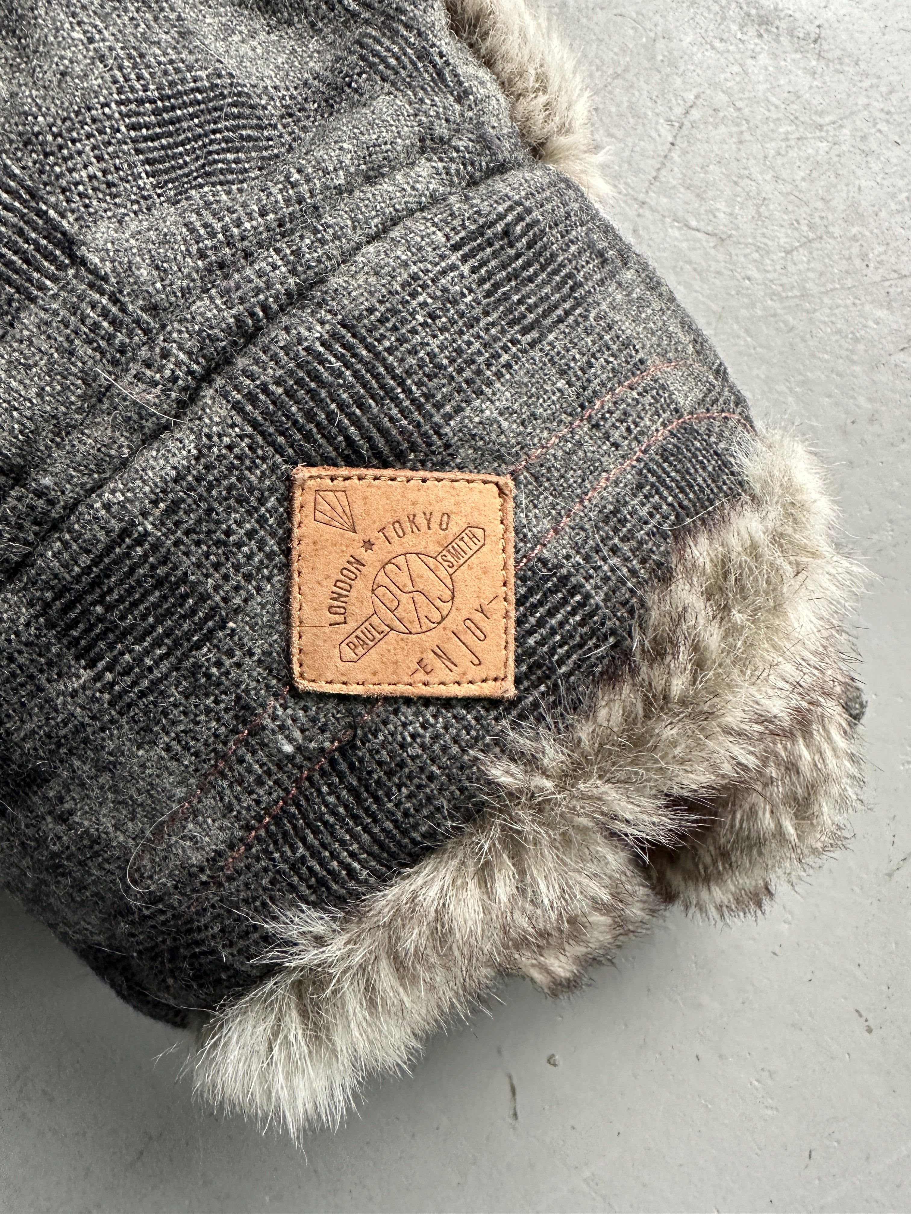 PAUL SMITH - early 2000s TRAPPER FUR HAT