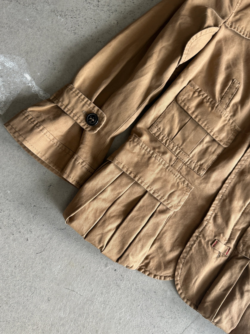 DSQUARED2- 2000s FIELD JACKET WITH CORDUROY COLLAR