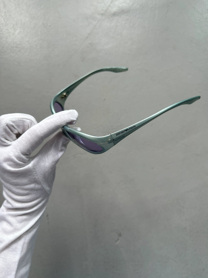 EMPORIO ARMANI -  1990s BIKER SUNGLASSES