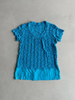 ISSEY MIYAKE HaaT - S/S 2001 LAYERED RUCHED T-SHIRT