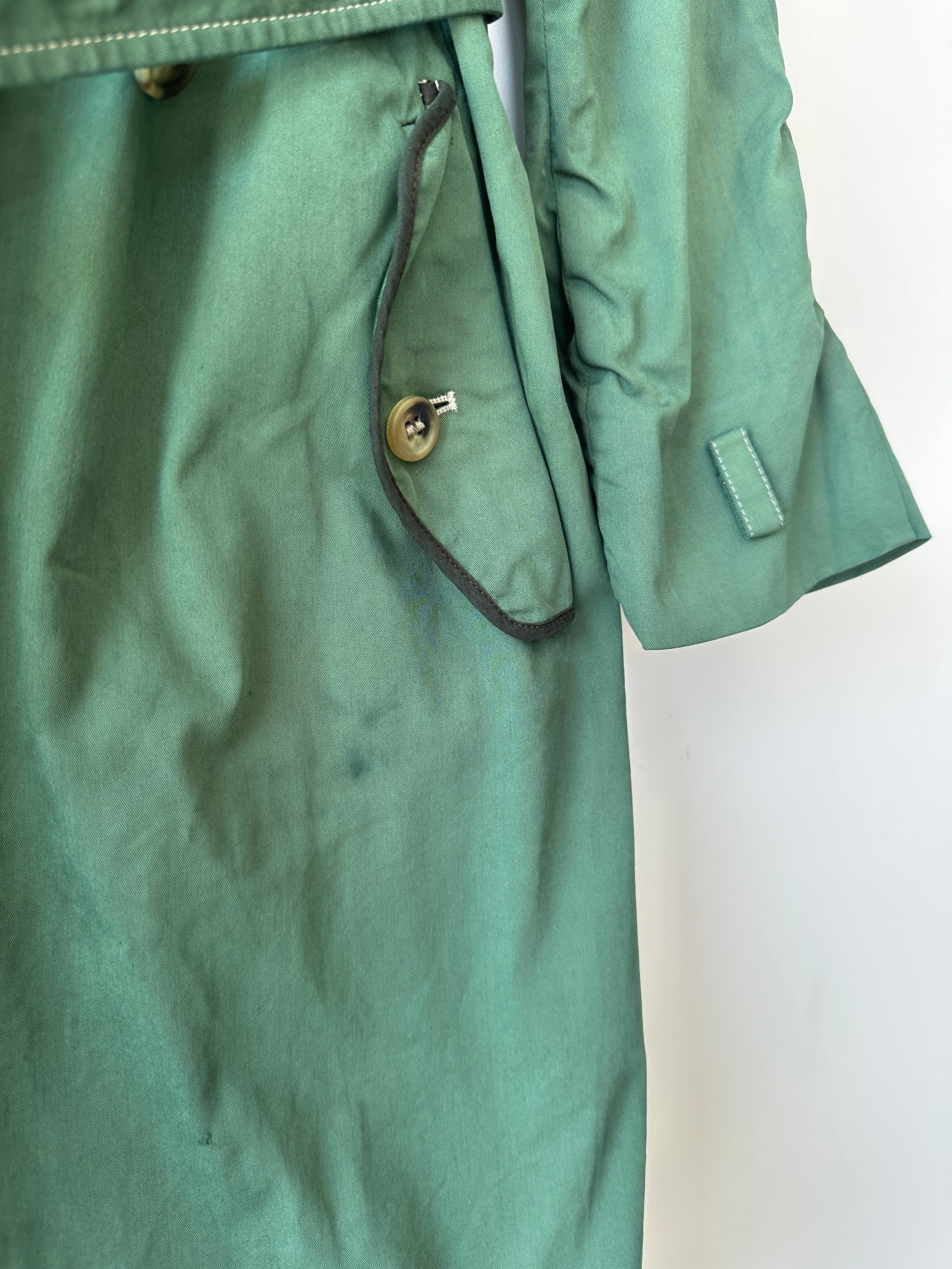 MIU MIU - early 2000s DOUBLE BREASTED TRENCH COAT