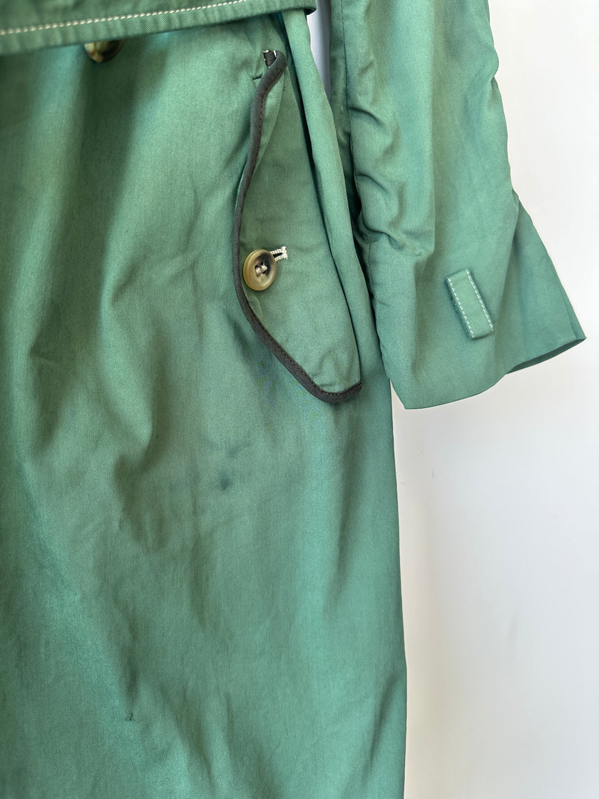 MIU MIU - early 2000s DOUBLE BREASTED TRENCH COAT