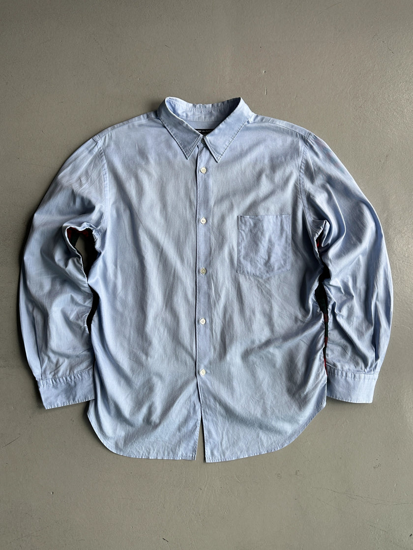 COMME DES GARÇONS HOMME - A/W 2011 PATCHWORK FLANNEL BACK LONG SLEEVE SHIRT