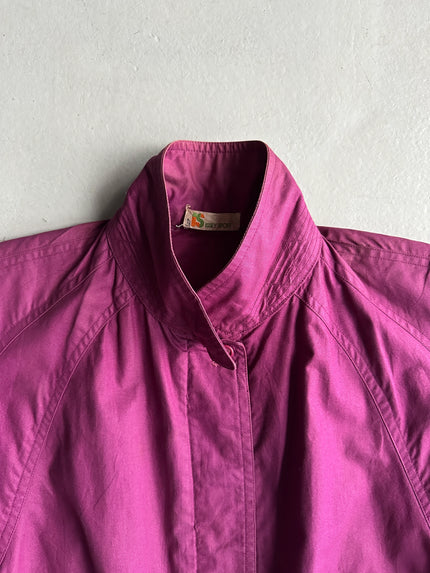 ISSEY MIYAKE - 1980s BOXY FIT BOMBER JACKET