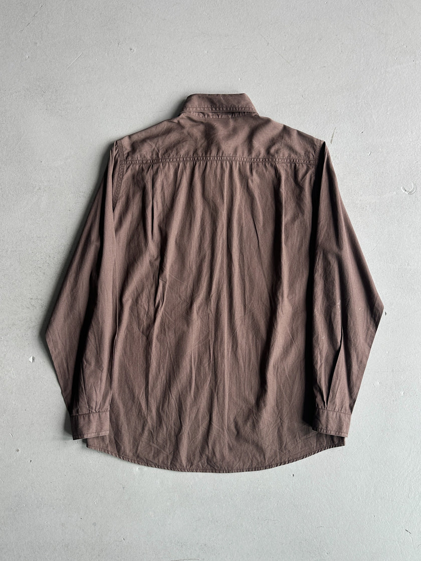 FENDI - 1990s LONG SLEEVE SHIRT WITH POCKETS AT CHEST