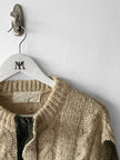 ICEBERG BY J.C. DE CASTELBAJAC - 1980s COLOR BLOCK PANELLED KNIT JUMPER WITH CORDUROY PANELS