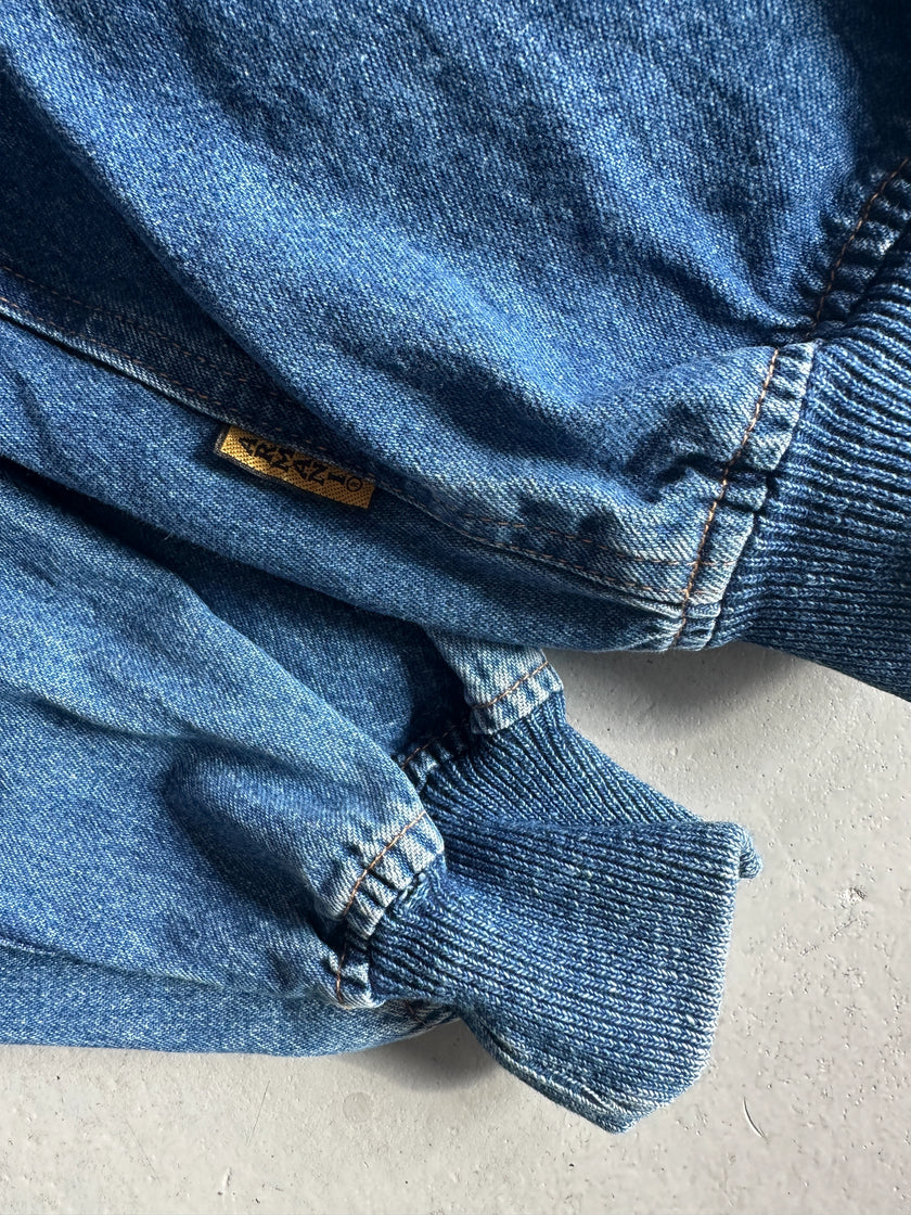 EMPORIO ARMANI - 1980s DENIM BOMBER JACKET