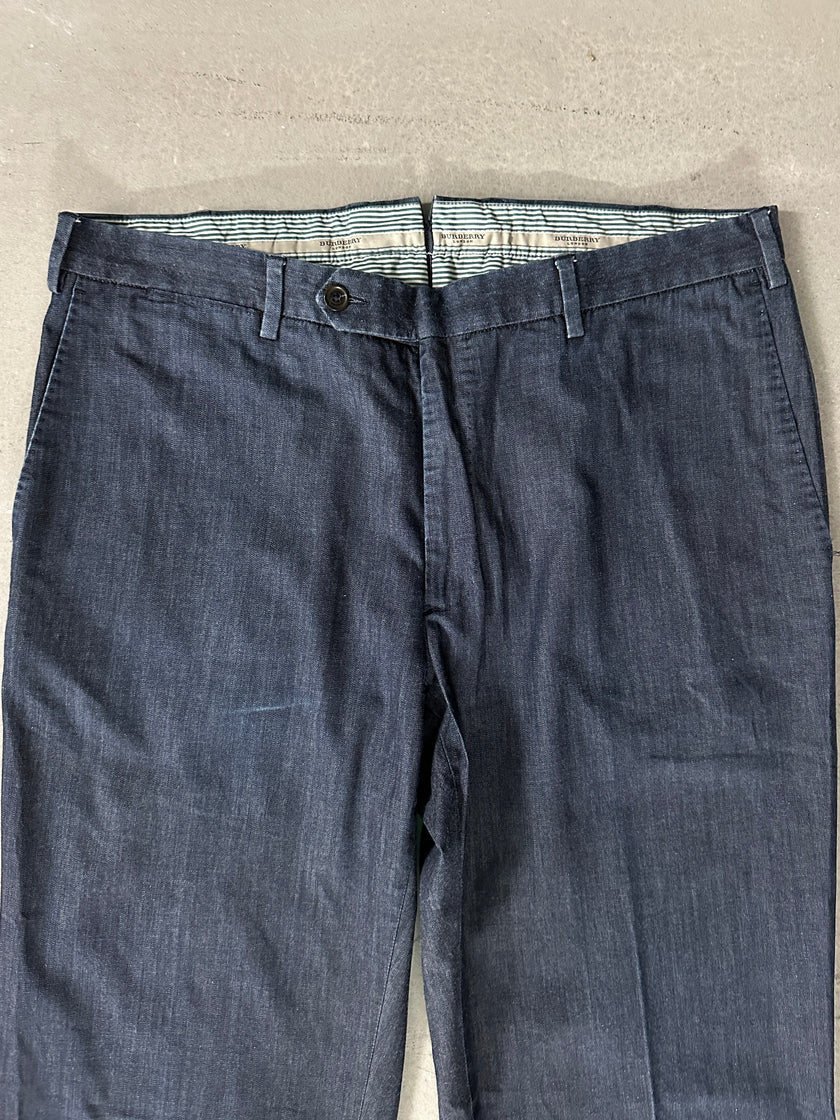 BURBERRY - 1990s STRAIGHT FIT TROUSERS