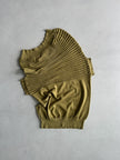 TRUSSARDI - 2000s SHOULDER OFF KNIT TOP