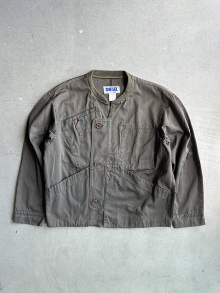 DIESEL - 1980s CARGO JACKET WITH ASYMMETRICAL POCKETS