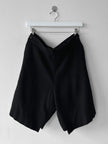 YOHJI YAMAMOTO REGULATION - mid 2010s ASYMMETRIC WOOL SHORTS