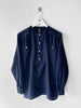 TRUSSARDI - 1980s RELAXED BLOUSE WITH PIPING DETAILS