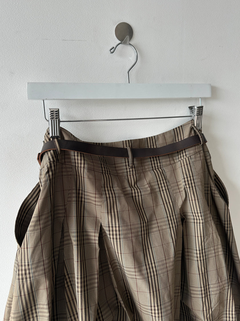 ITALIAN LABEL early 2000s BALLOON SKIRT WITH WRAP FRONT WAIST
