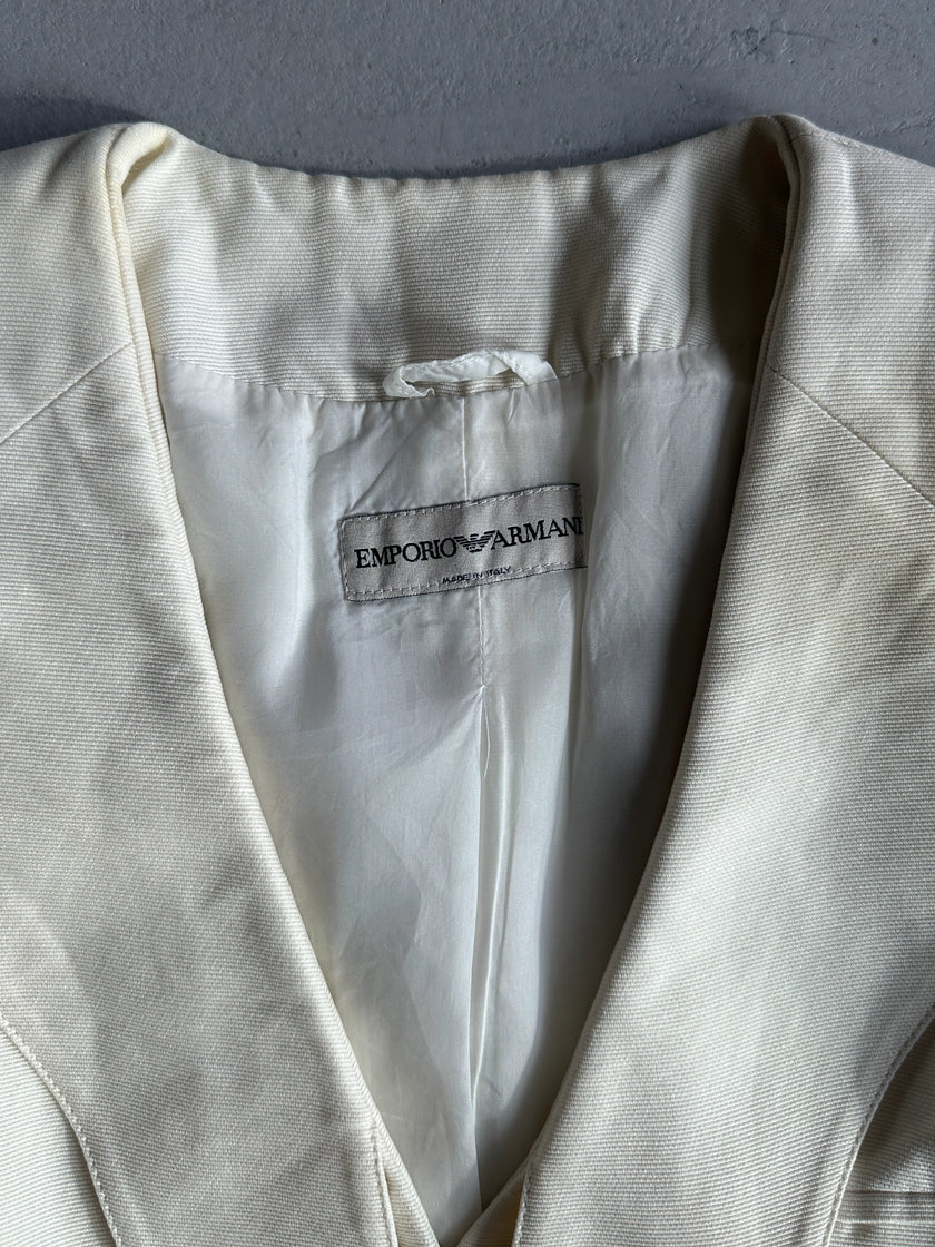 EMPORIO ARMANI - S/S 2003 ADJUSTABLE LAPELS FITTED BLAZER
