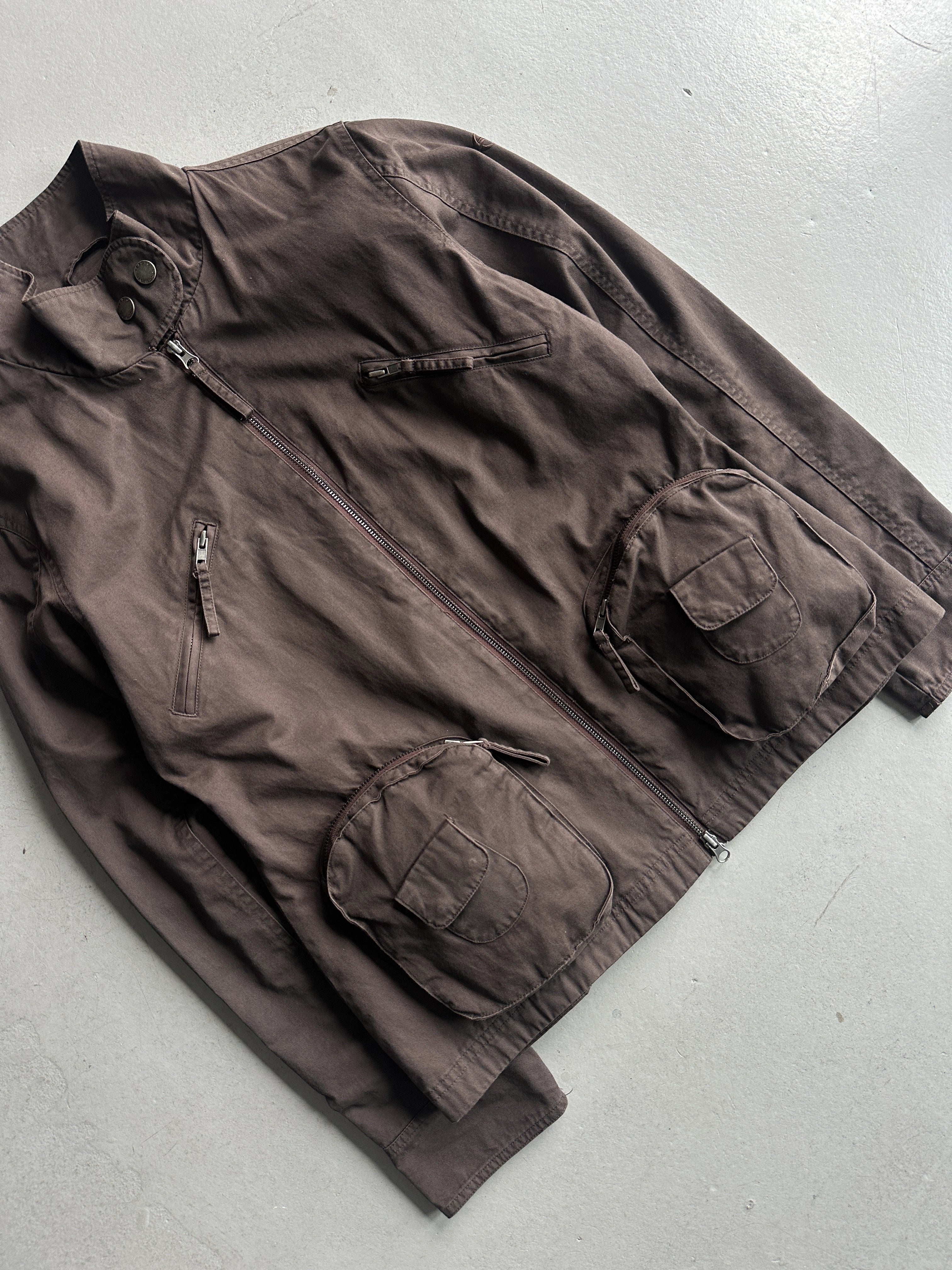SERGIO TACCHINI - 2000s OVERSIZED POCKET STRAIGHT FIT JACKET