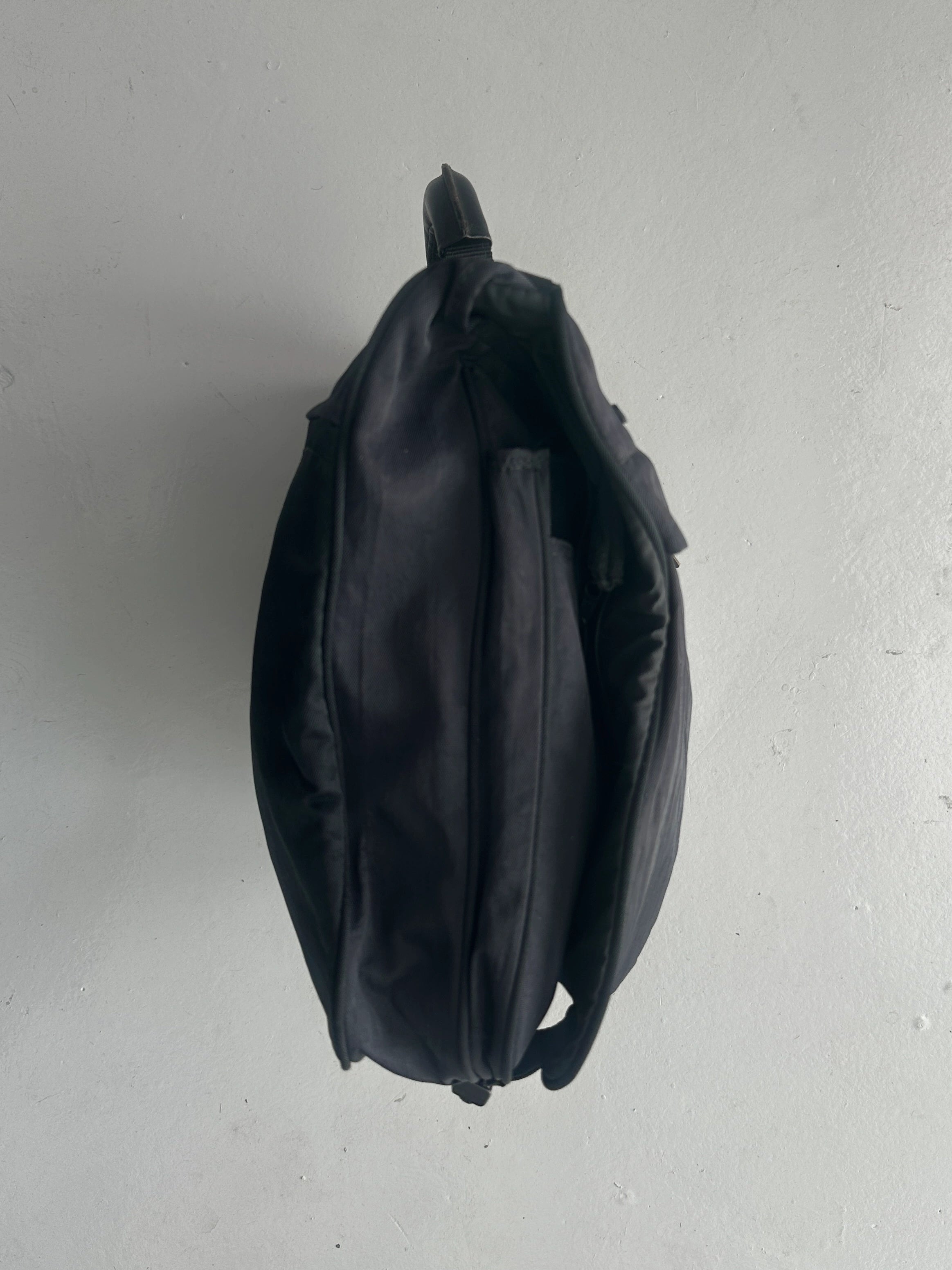 ISSEY MIYAKE IM - 1990s TOP HANDLE NYLON BAG WITH REMOVABLE SHOULDER STRAP