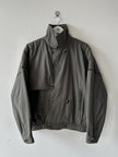 NO LABEL 1980s 2 IN 1 DOUBLE BREASTED BOMBER JACKET GILET
