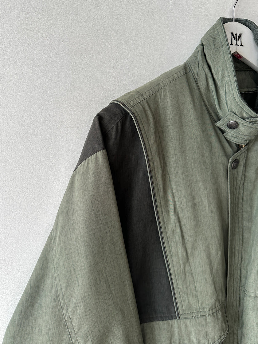 1990s COLOUR BLOCK BOMBER JACKET