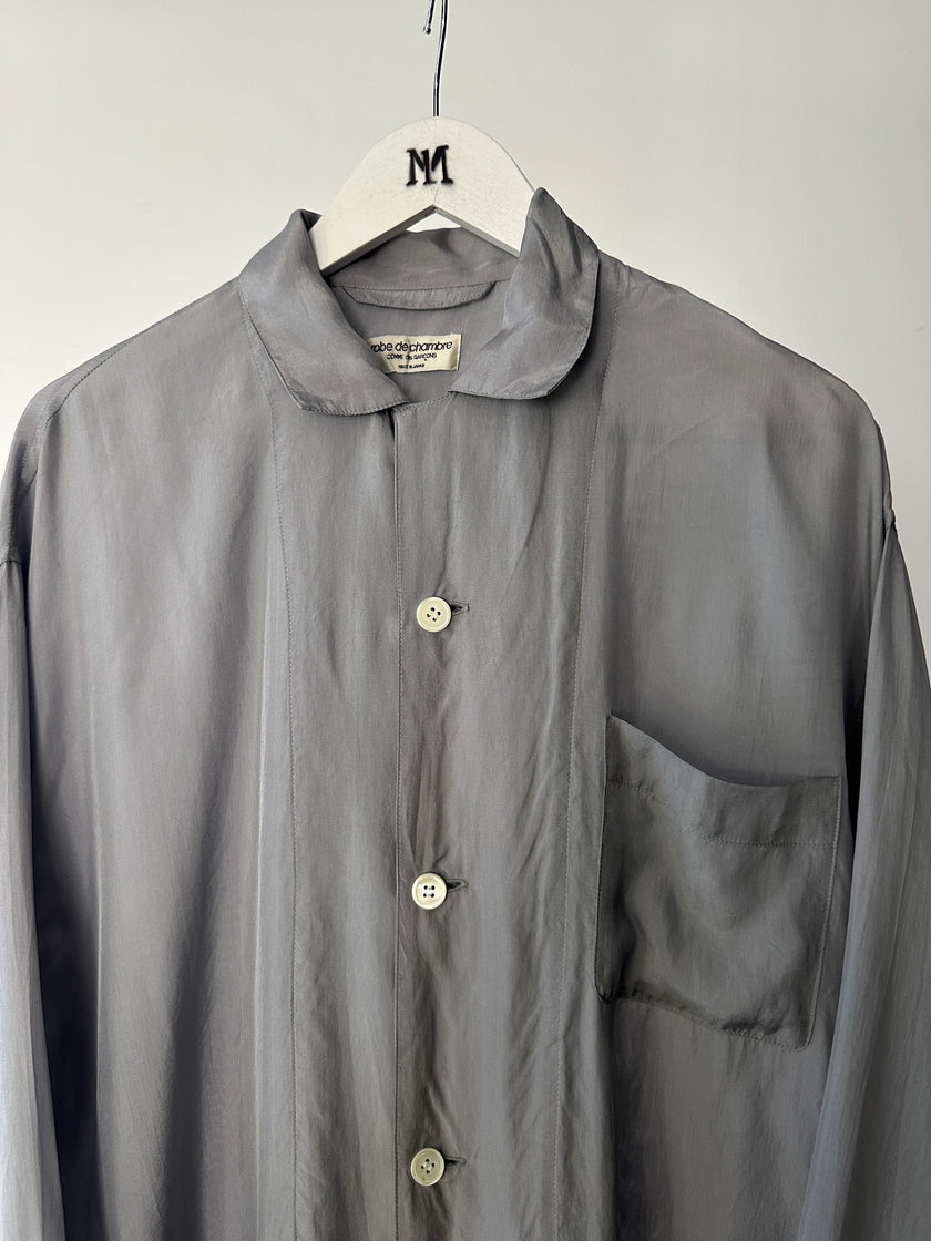 COMME DES GARÇONS ROBE DE CHAMBRE - F/W 1992 MULTI POCKET SATIN SHIRT