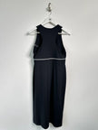 CLAUDE MONTANA - early 2000s JERSEY DRESS WITH ZIP DETAILING