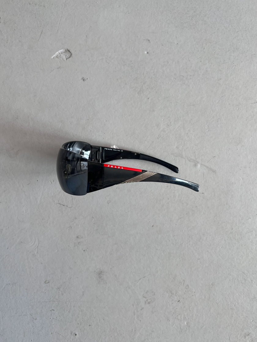 PRADA - 1990s SHIELD SUNGLASSES