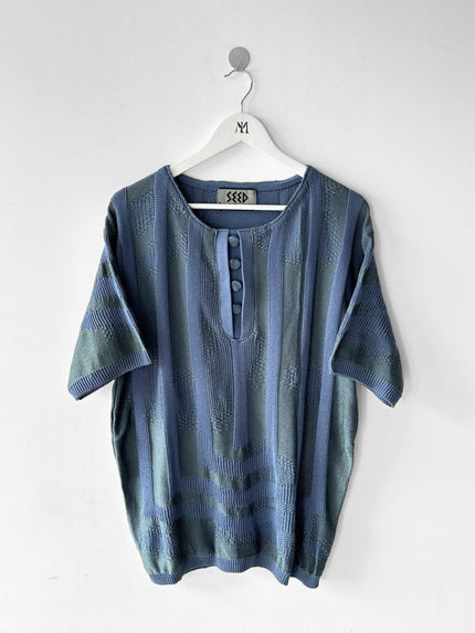 ARRSTON VOLAJU BY KOHSHIN SATOH - 1980s SOFT KNIT T-SHIRT