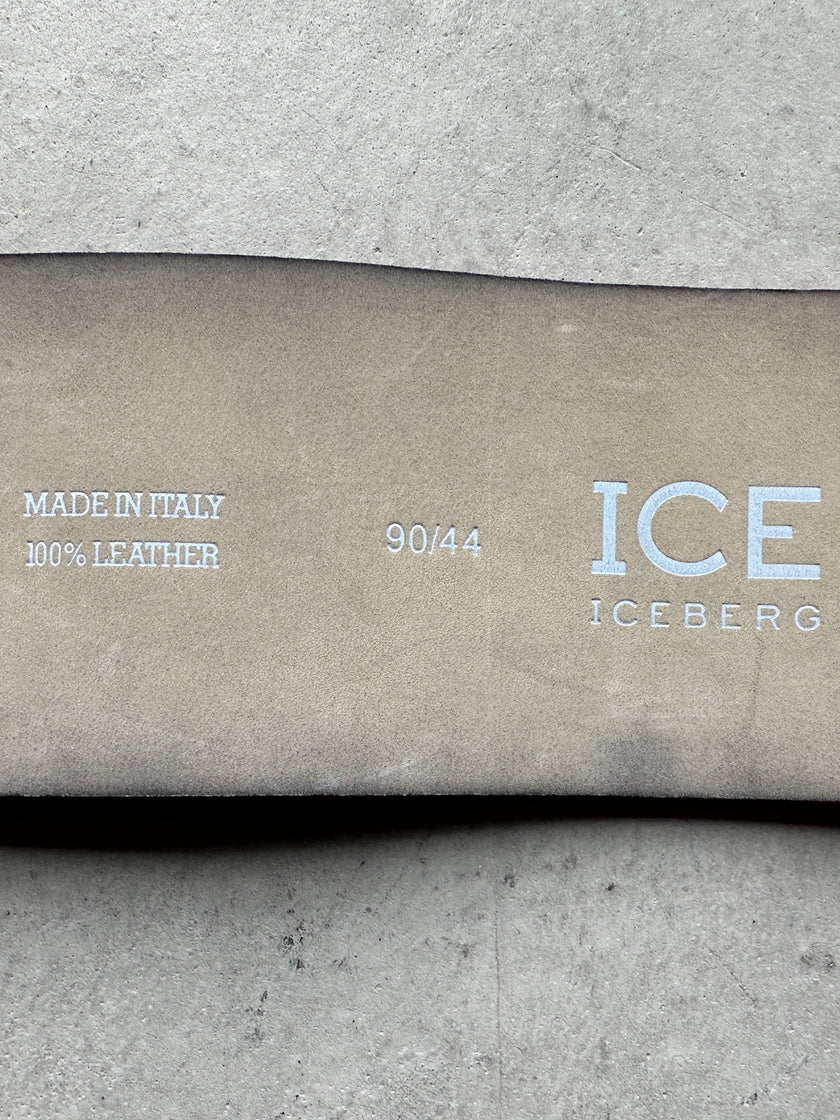 ICE ICEBERG - 2000s LEATHER BELT