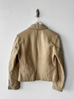 VITTORIO FORTI - late 1990s ASYMMETRIC FRONT LEATHER JACKET