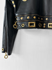 LA MATTA - early 1990s BOXY FIT LEATHER JACKET