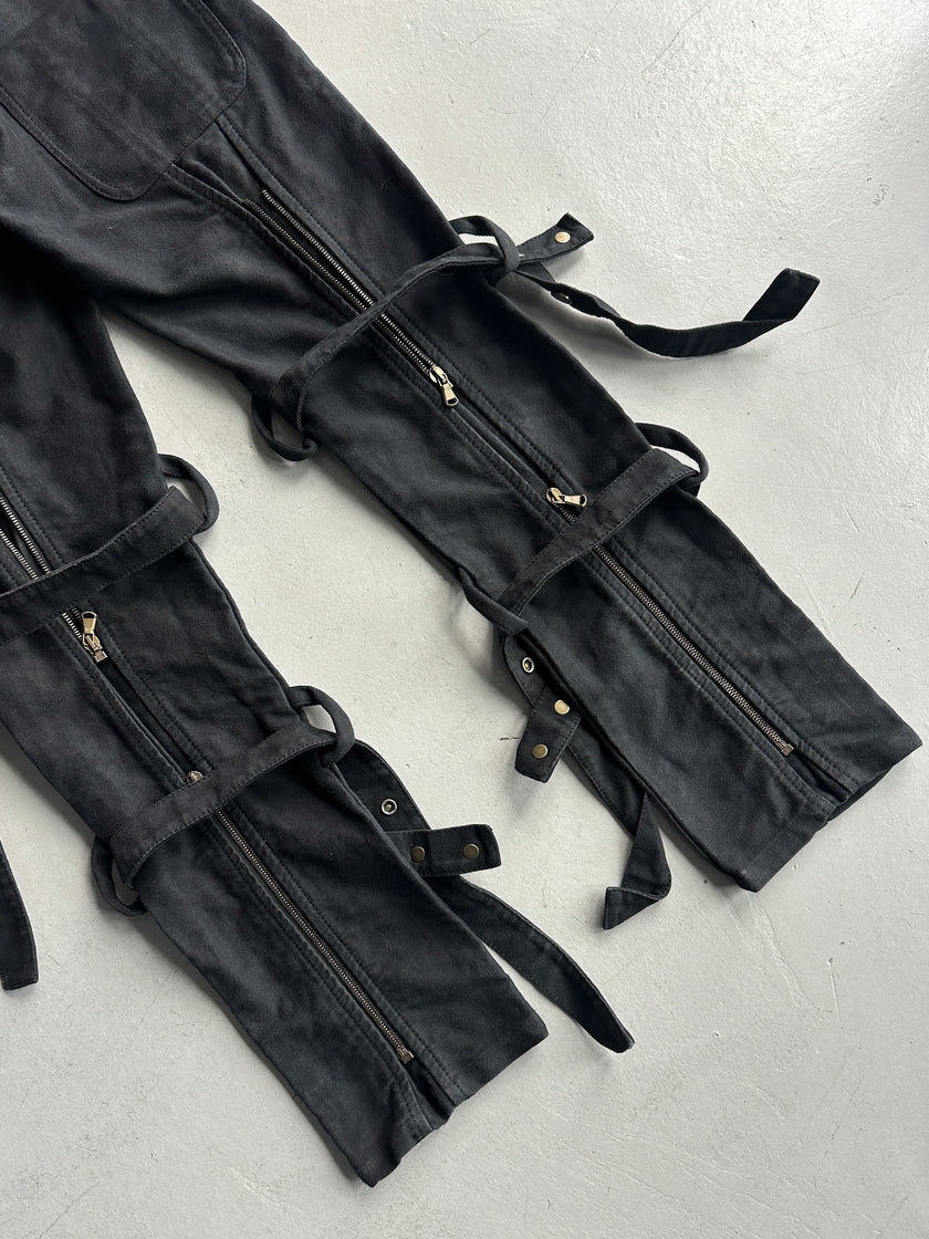 JIMMY TAVERNITI - late 1990s BONDAGE LOW WAIST TROUSERS
