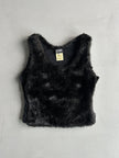 GIANFRANCO FERRÉ - 1990s FAUX FUR VEST TOP