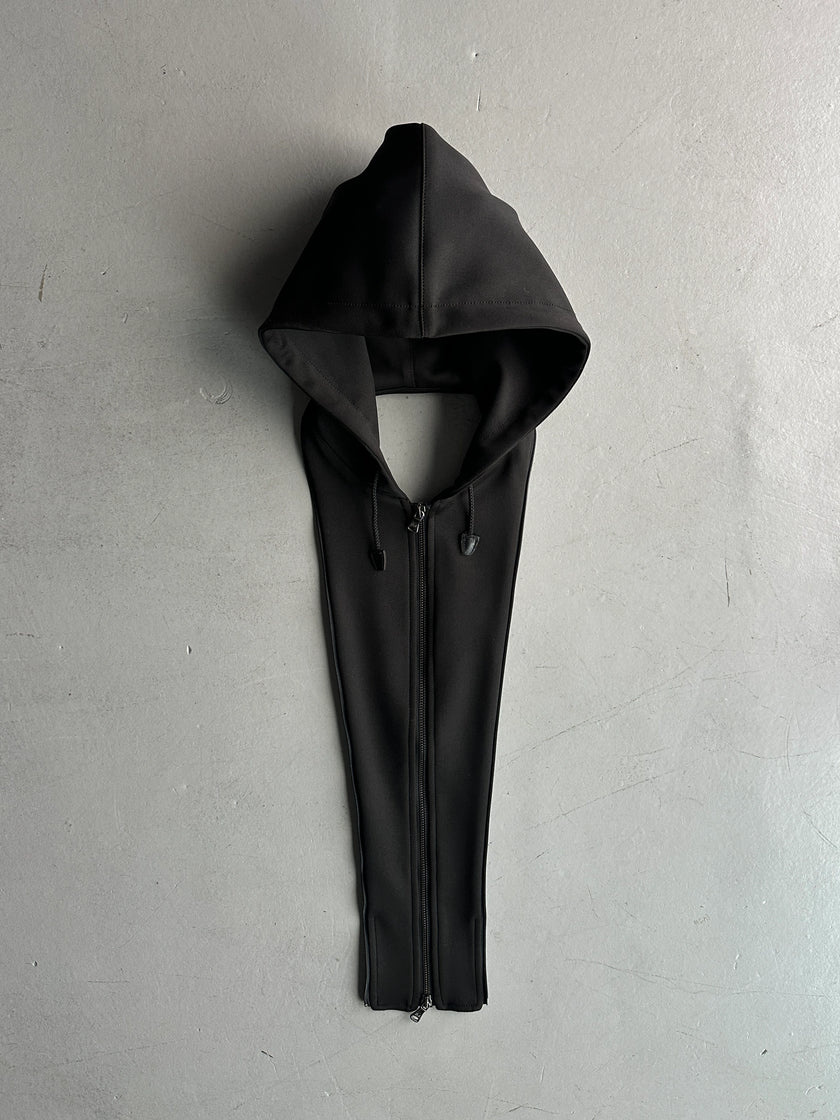 DANIELE ALESSANDRINI - 2000s SLIM FIT BLAZER WITH REMOVABLE HOOD PANEL