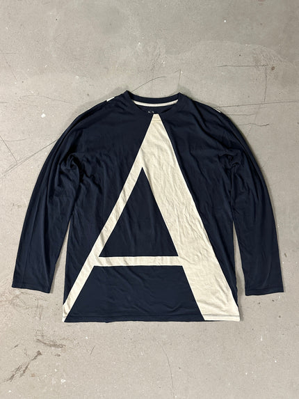 ARMANI EXCHANGE - 2000s CREW NECK LONG SLEEVE TOP