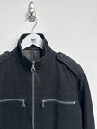 YOHJI YAMAMOTO Y'S FOR MEN - S/S 2003 ZIPPED FUNNEL NECK COTTON JACKET